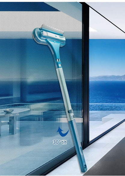 Cleangly Double-Sided Window Cleaner Squeegee (Comes with additional window cleaning tool!)