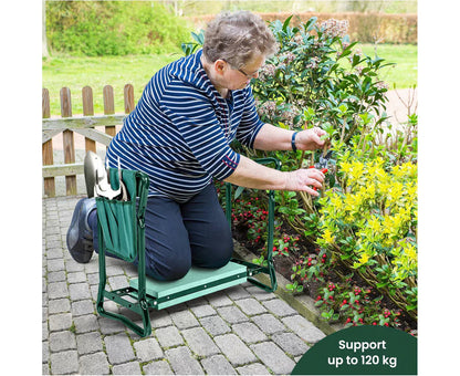 Cleangly Garden Kneeler and Seat with Tool Bag