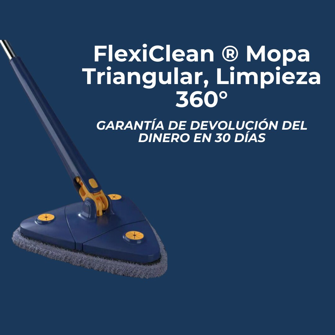 FlexiClean ® Mopa Triangular, Limpieza 360°