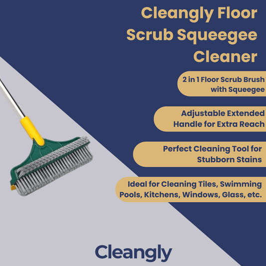 Cleangly Floor Scrub Squeegee Cleaner