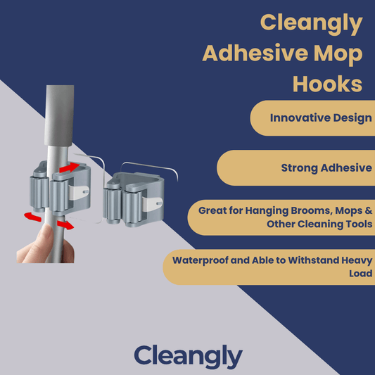 Cleangly Adhesive Mop Hooks
