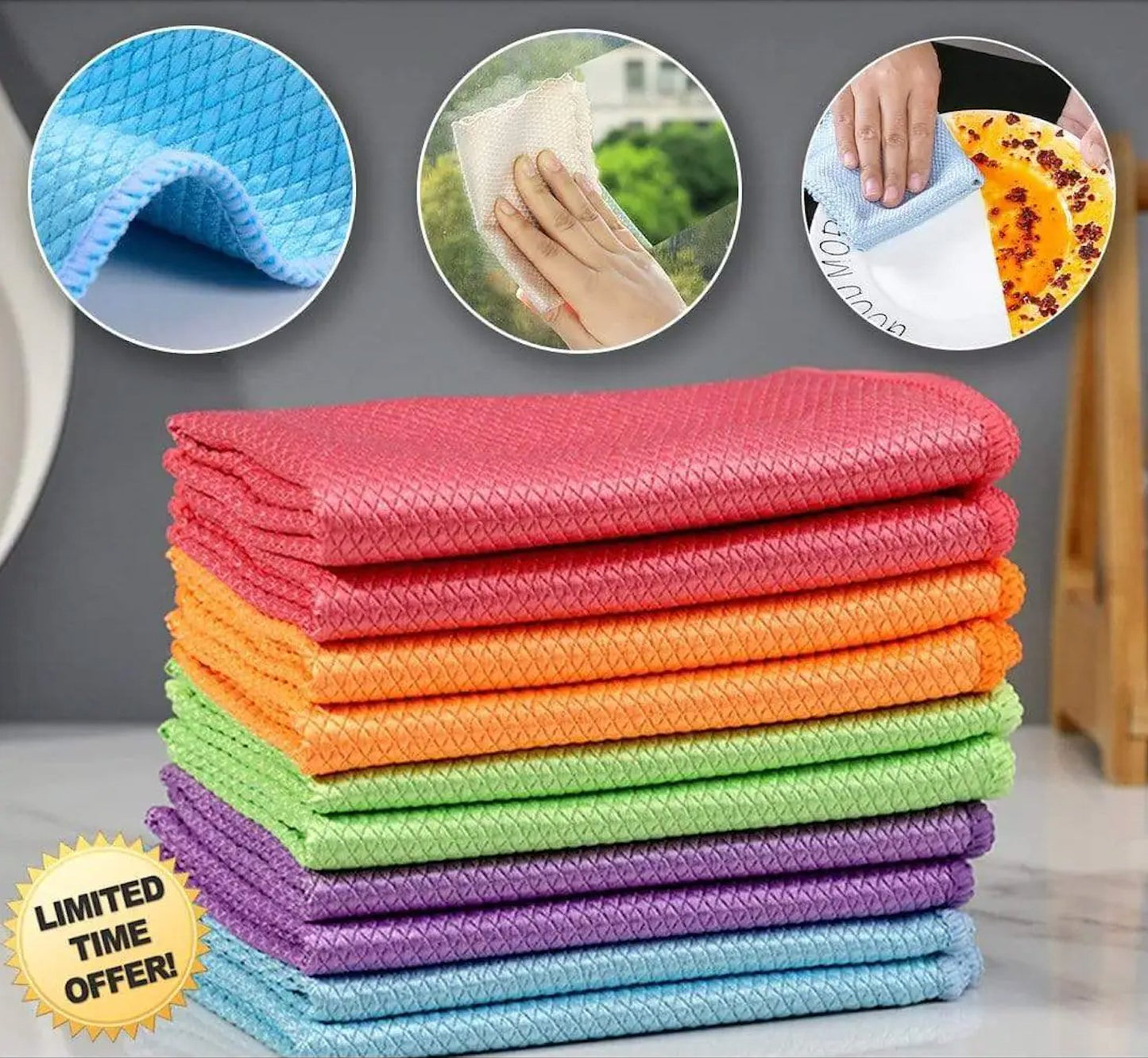 Cleangly Microfiber Cleaning Cloth